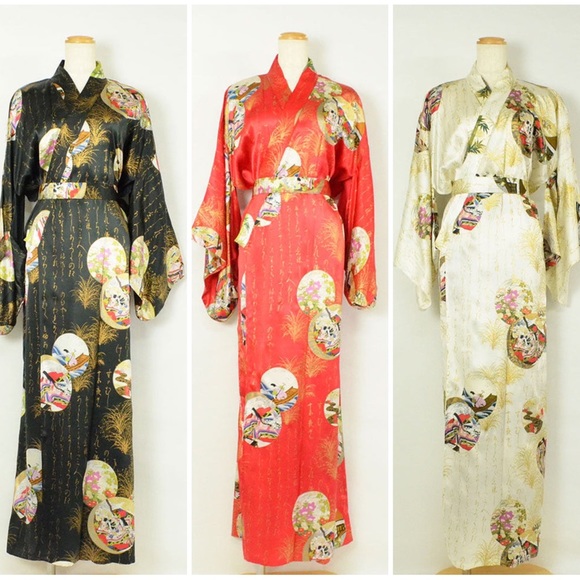 🎎 Kyoto Sen'i, The Tale of Genji Silk Kimono - Picture 7 of 16